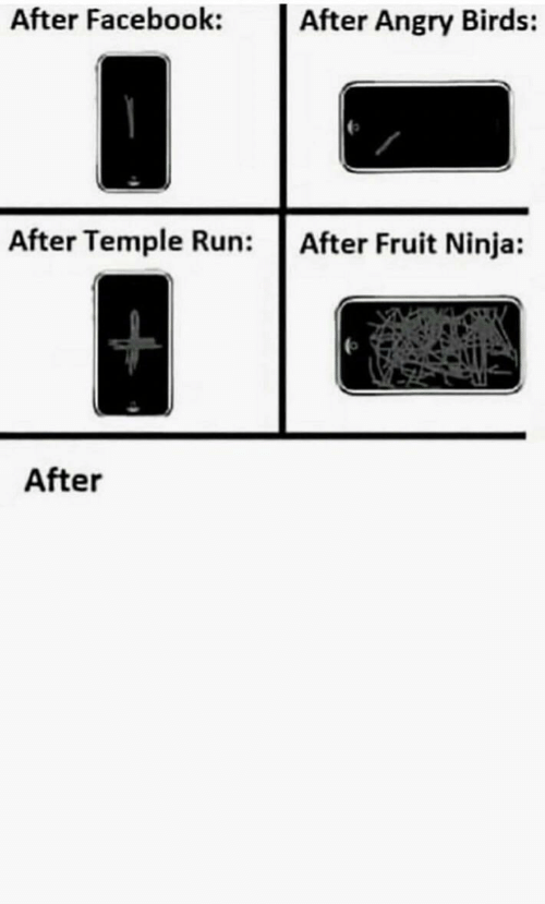 High Quality After Facebook After Angry Birds After Temple Run After Fruit Ni Blank Meme Template