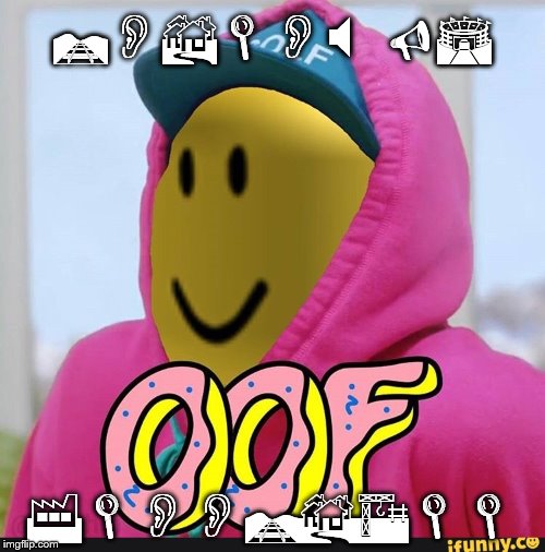 Roblox Oof | ROBLOX VS; FLOORBALL | image tagged in roblox oof | made w/ Imgflip meme maker