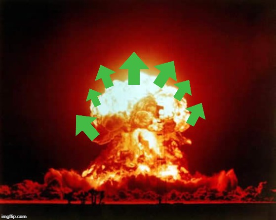 Upvote Bomb | image tagged in memes,nuclear explosion | made w/ Imgflip meme maker