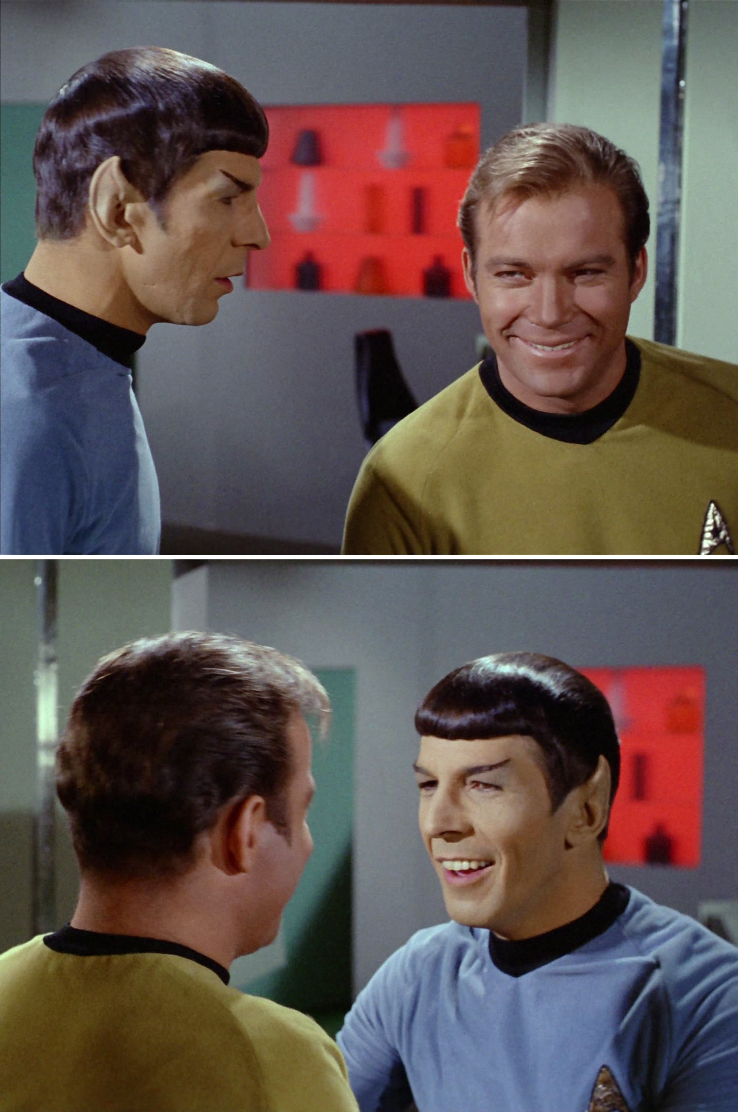 High Quality Spock Jim Surprise Blank Meme Template