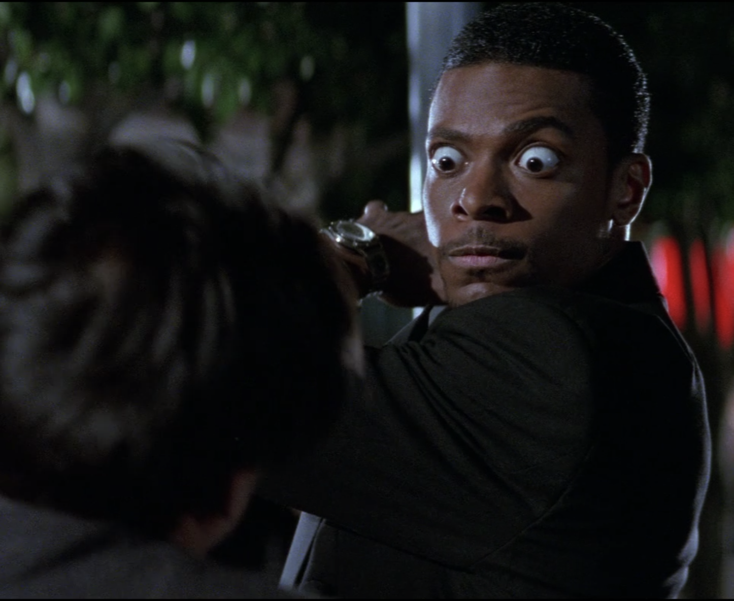 chris tucker eyes rush hour. 