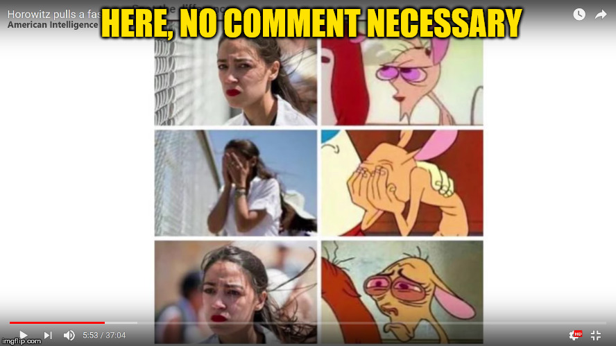 LOUD_VOICE | HERE, NO COMMENT NECESSARY | image tagged in loud_voice | made w/ Imgflip meme maker