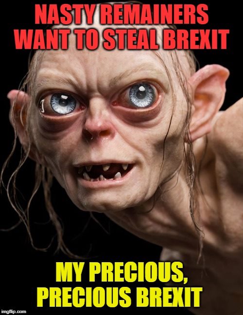 Brexiter Gollum Blank Meme Template