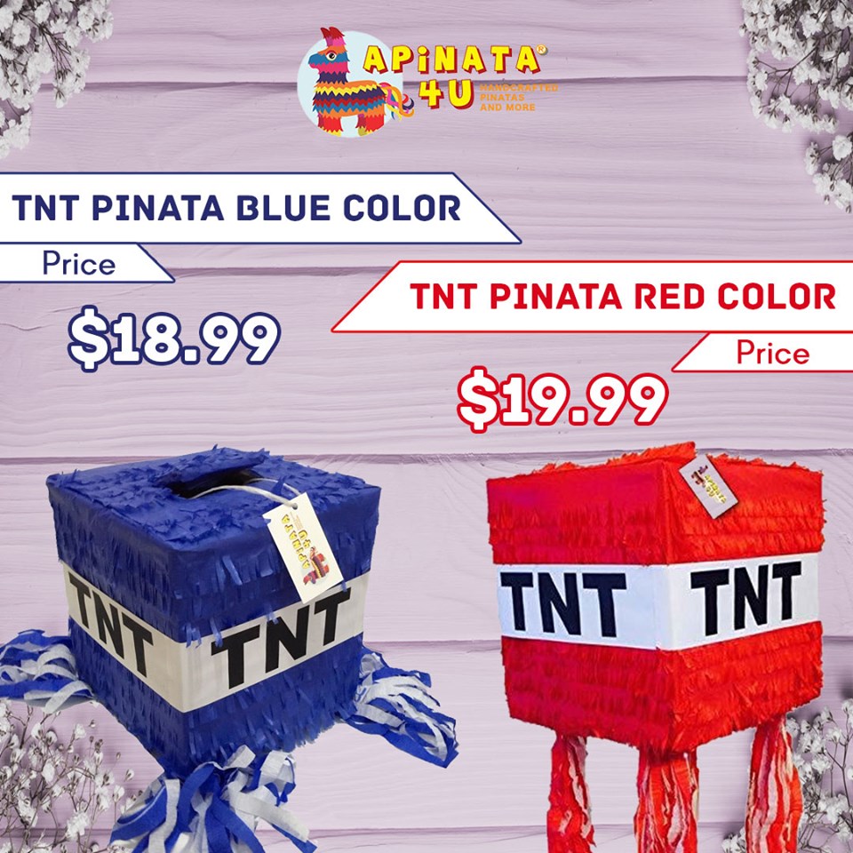 Apinata Blue & Red TNT Pinata - Apinata4u.com Blank Meme Template