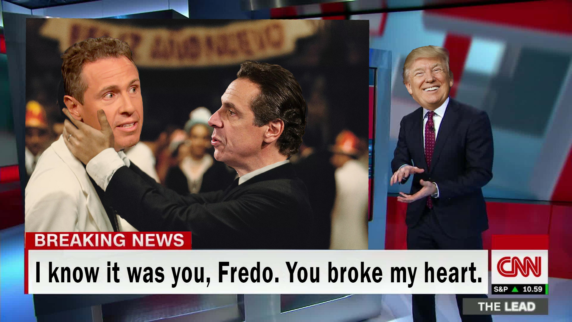 High Quality Fredo Cuomo Blank Meme Template