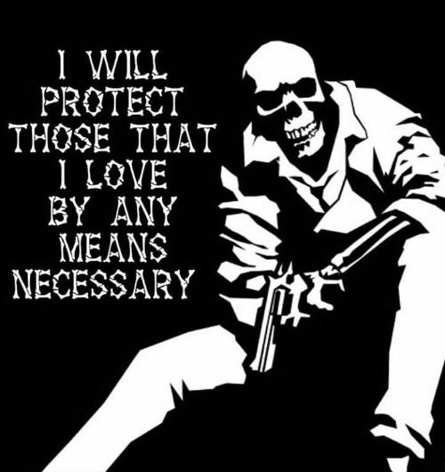 I Will Protect Those That I Love By Any Means Necessary | image tagged in bamn,second amendment,gun rights,self defense,death to all thugs,make my day | made w/ Imgflip meme maker