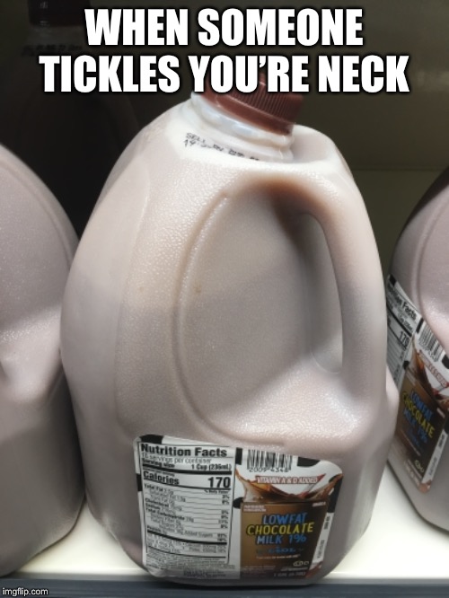 WHEN SOMEONE TICKLES YOU’RE NECK | image tagged in memes | made w/ Imgflip meme maker