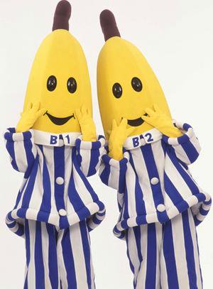 Bananas in Pyjamas Blank Meme Template