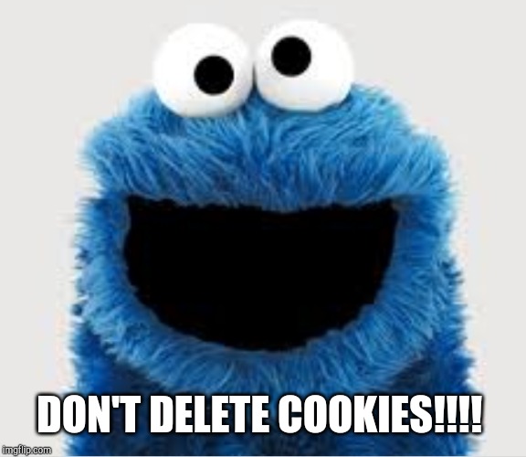 DON'T DELETE COOKIES!!!! | made w/ Imgflip meme maker