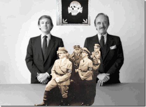 High Quality Donald & Fred Trump Blank Meme Template