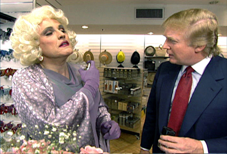 High Quality Rudy in Drag with Donald Trump Blank Meme Template