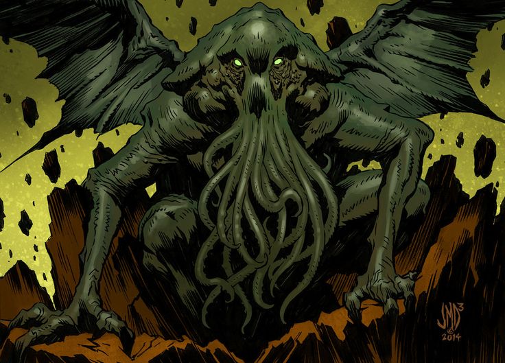 High Quality Cthulu Comic Blank Meme Template