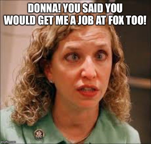 Debbie The Cheat | DONNA! YOU SAID YOU WOULD GET ME A JOB AT FOX TOO! | image tagged in debbie the cheat | made w/ Imgflip meme maker