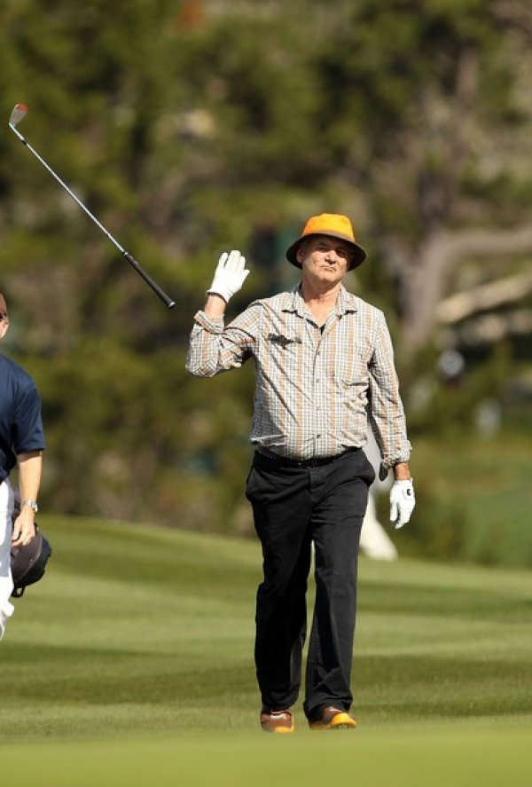 Bill Murray throwing golf club Blank Meme Template