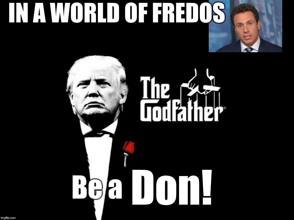 The Don-father | IN A WORLD OF FREDOS; Be a; Don! | image tagged in maga | made w/ Imgflip meme maker