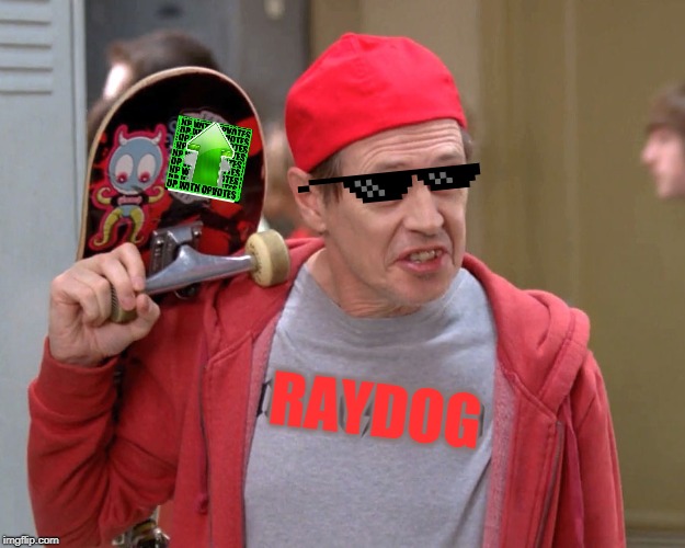 Steve Buscemi Fellow Kids | RAYDOG | image tagged in steve buscemi fellow kids | made w/ Imgflip meme maker