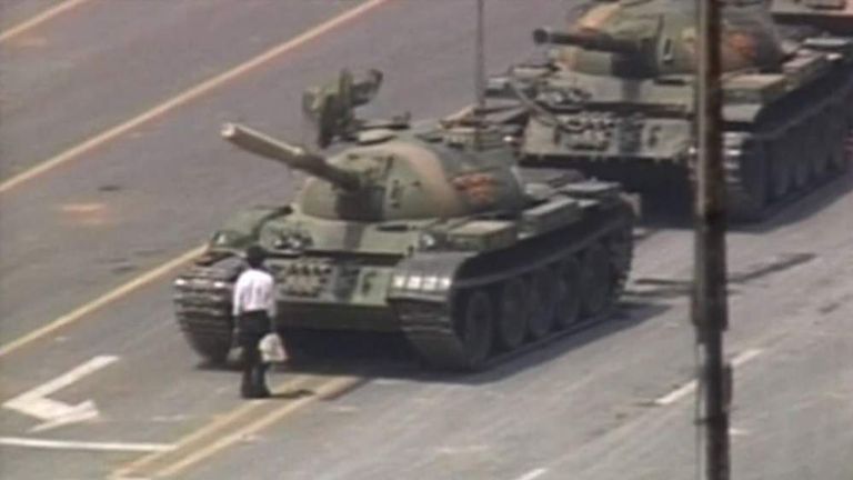 High Quality Tiananmen Square Tank Man Blank Meme Template