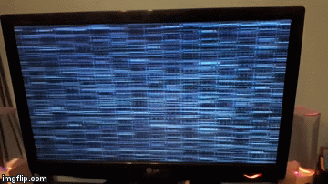 Linux CRASH! | image tagged in gifs,crash | made w/ Imgflip video-to-gif maker