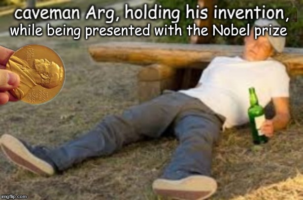 More influential than Jesus, the most influential person in history being awarded today: | , while being presented with the Nobel prize | image tagged in fake news,memes,history | made w/ Imgflip meme maker