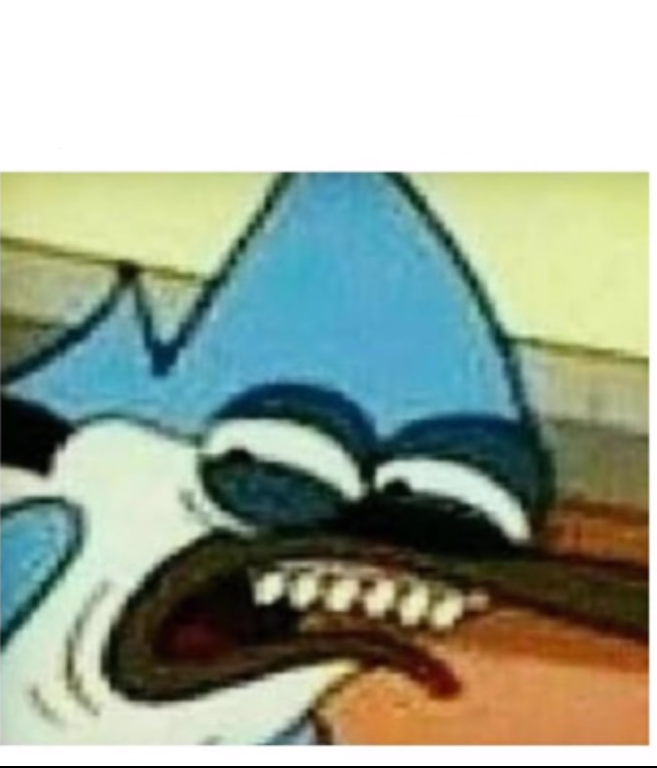 Mordecai Blank Meme Template