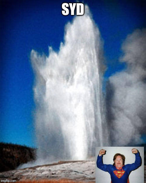 Old faithful  | SYD | image tagged in old faithful | made w/ Imgflip meme maker