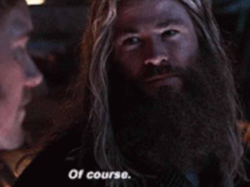 Thor “of course” Blank Meme Template