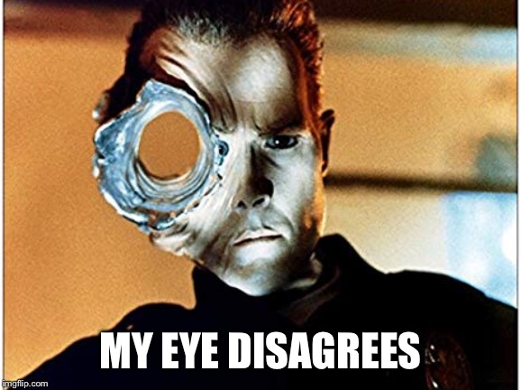 MY EYE DISAGREES | made w/ Imgflip meme maker