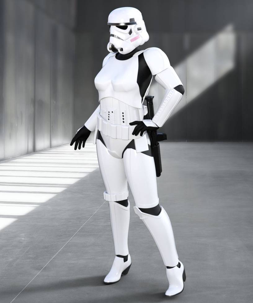 Female Stormtrooper. 