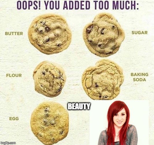 Oops, You Added Too Much | BEAUTY | image tagged in oops you added too much,skillet,jen ledger,christians christianity,rock music,christian rock | made w/ Imgflip meme maker
