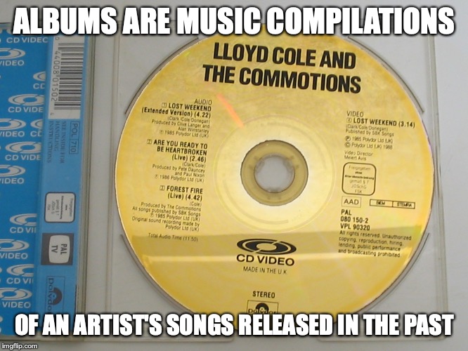 Albums | ALBUMS ARE MUSIC COMPILATIONS; OF AN ARTIST'S SONGS RELEASED IN THE PAST | image tagged in album,music,cd,memes | made w/ Imgflip meme maker