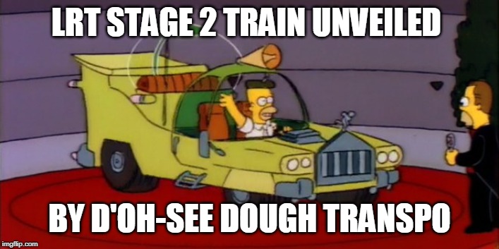 D'oh-See Dough Transpo | LRT STAGE 2 TRAIN UNVEILED; BY D'OH-SEE DOUGH TRANSPO | image tagged in ottawa,puns,the simpsons,homer simpson,the inliner | made w/ Imgflip meme maker