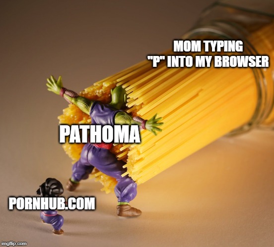 MOM TYPING "P" INTO MY BROWSER; PATHOMA; PORNHUB.COM | image tagged in medicalschool | made w/ Imgflip meme maker