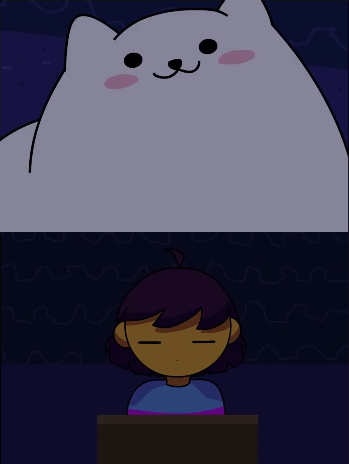 Human and the Annoying Dog Blank Meme Template