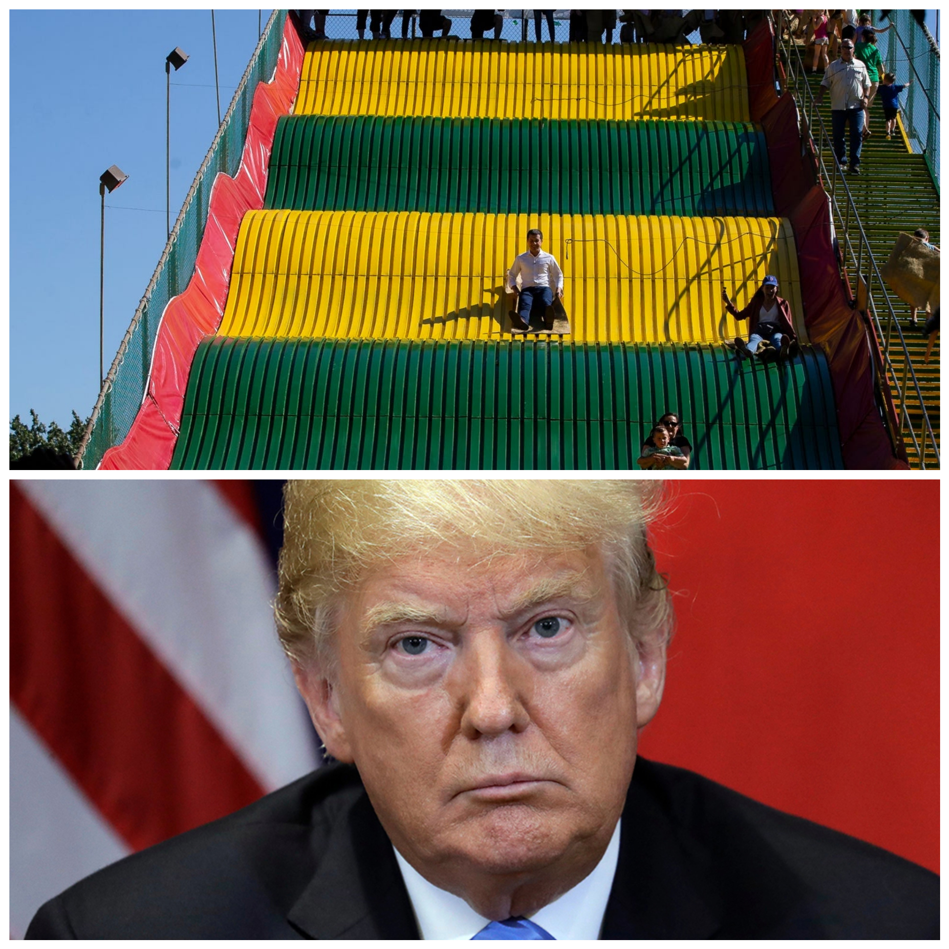 High Quality Trump slide Blank Meme Template