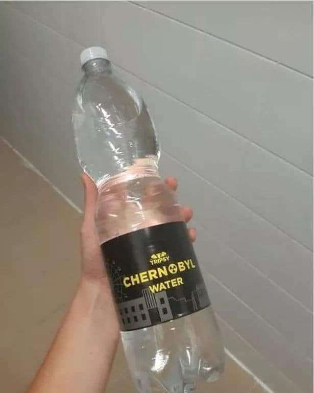 Chernobyl water Blank Meme Template