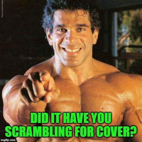 FRANGO Meme | DID IT HAVE YOU SCRAMBLING FOR COVER? | image tagged in memes,frango | made w/ Imgflip meme maker