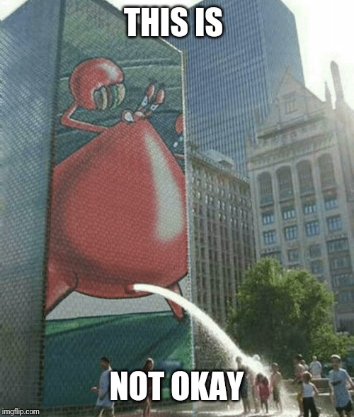 THIS IS; NOT OKAY | image tagged in mr krabs | made w/ Imgflip meme maker