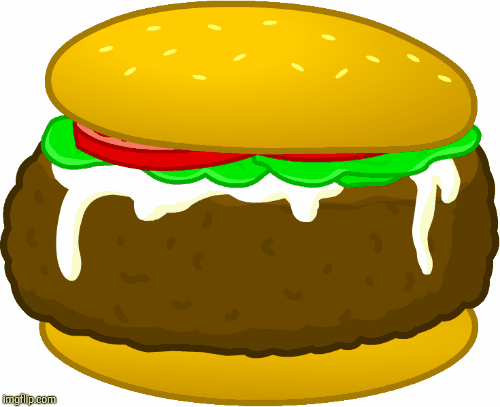 Fat burger! | image tagged in gifs,food | made w/ Imgflip images-to-gif maker