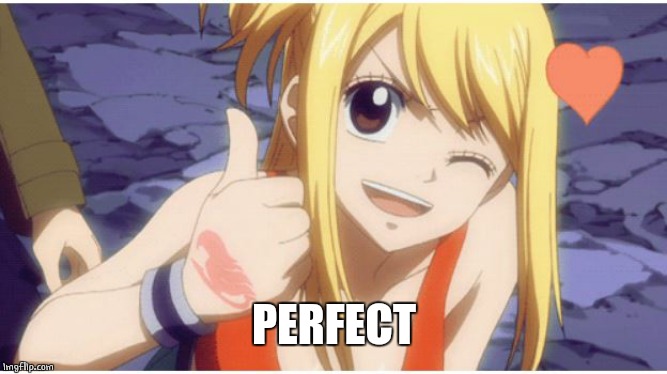 THUMBS UP LUCY | PERFECT | image tagged in thumbs up lucy | made w/ Imgflip meme maker