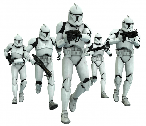 Clone Trooper Squad Blank Meme Template