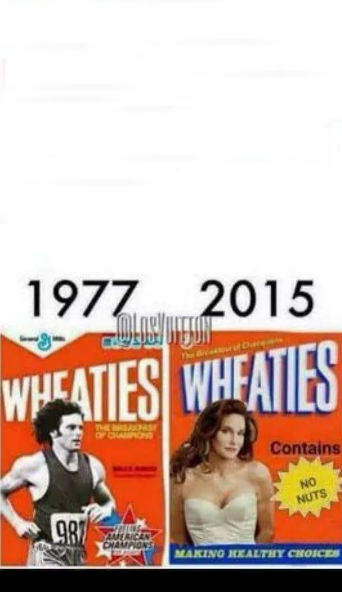 High Quality Wheaties sex change Blank Meme Template