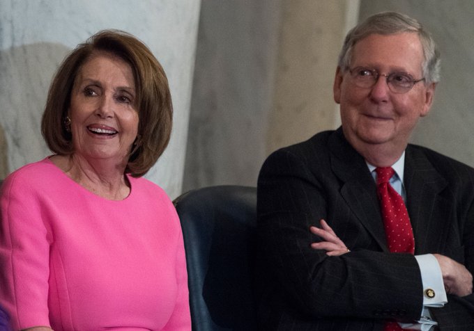 High Quality Millionaire Pelosi and Moscow Mitch Blank Meme Template