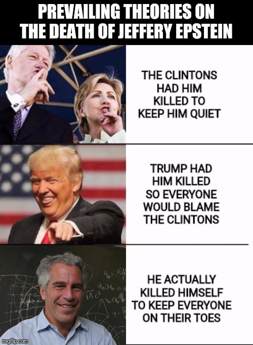 You crap conspiracy theories when you are fed nonsense. | image tagged in jeffrey epstein,murder most foul,deep state,cover up,conspiracy,pedophiles | made w/ Imgflip meme maker
