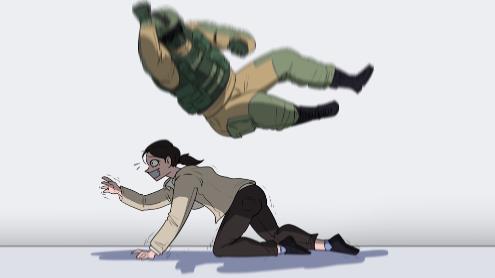 High Quality Fuze elbow dropping hostage Blank Meme Template