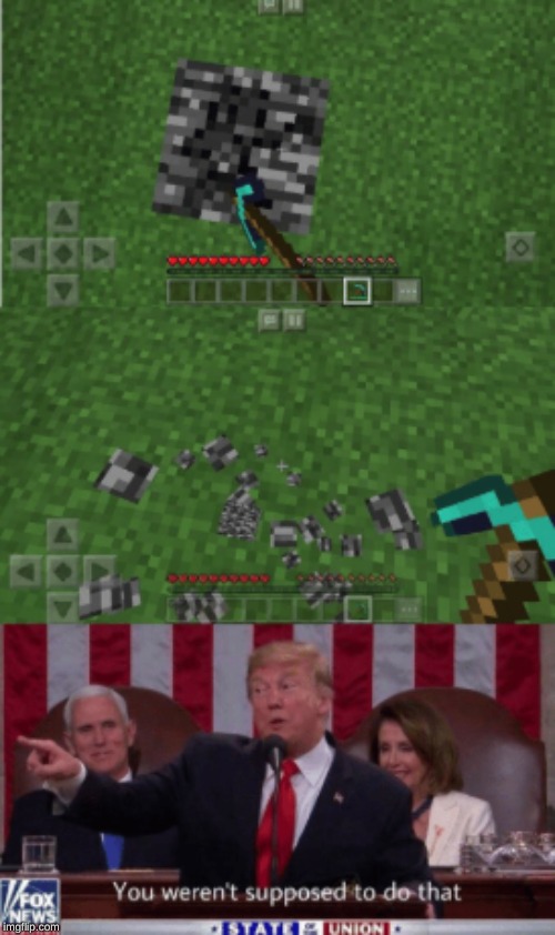 illegal minecraft techniques | image tagged in memes,minecraft,wait thats illegal,you weren't supposed to do that | made w/ Imgflip meme maker