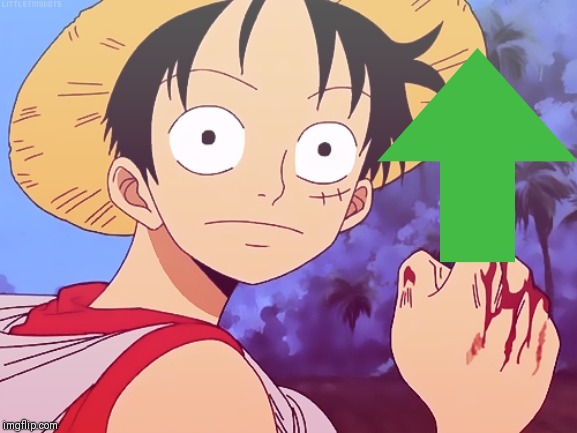 One Piece pointing | image tagged in one piece pointing | made w/ Imgflip meme maker