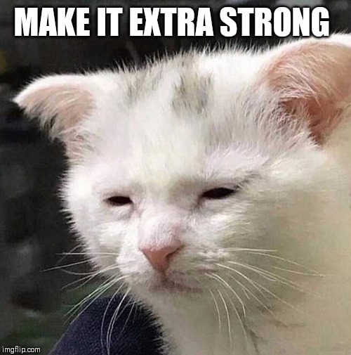 MAKE IT EXTRA STRONG | made w/ Imgflip meme maker