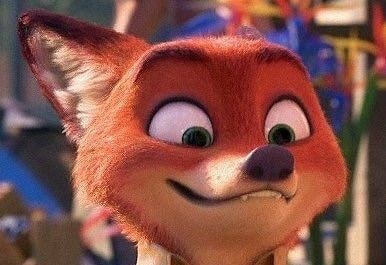 High Quality Nick Wilde cute fangs Blank Meme Template