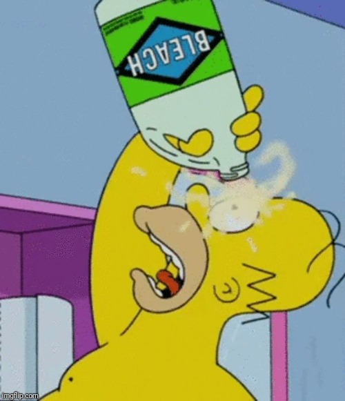 Homer bleaching eyes | image tagged in homer bleaching eyes | made w/ Imgflip meme maker