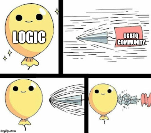 But I want boobs :( | LOGIC; LGBTQ COMMUNITY | image tagged in gamer | made w/ Imgflip meme maker